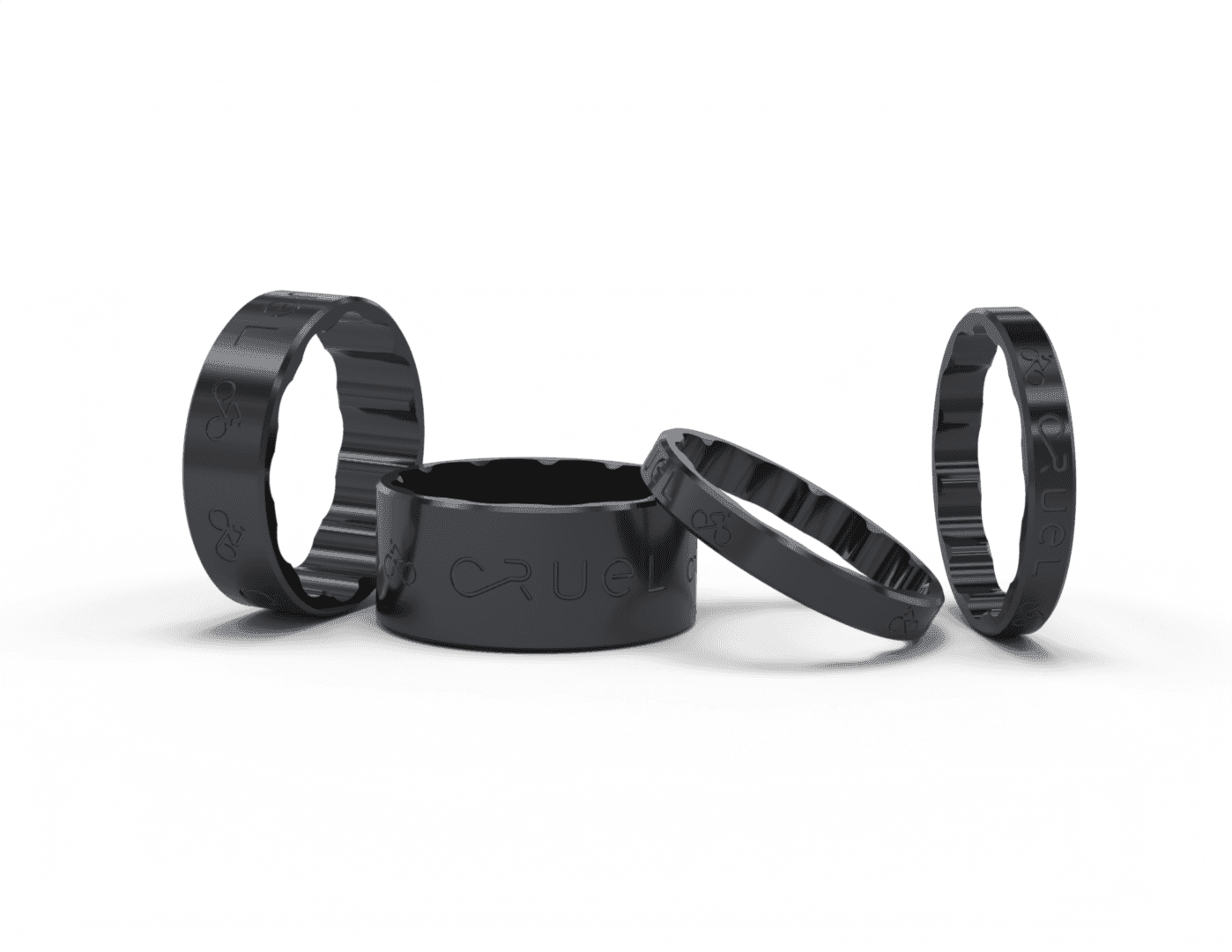 SPESSORE / HEADSET SPACER - BLACK DELRIN
